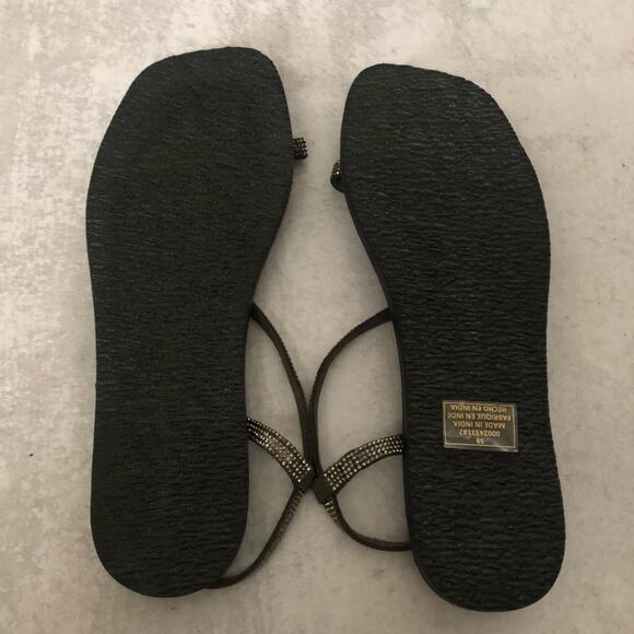 Free People Black Crystal Cove Sandal NEW - Picture 5 of 8